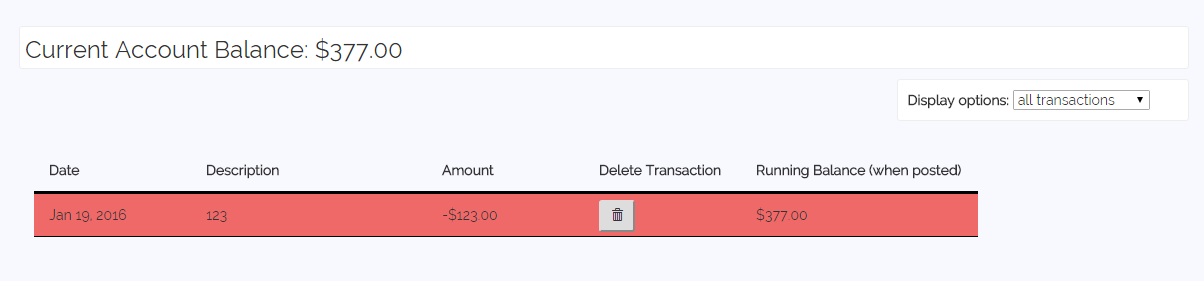 jQuery budgetTracker